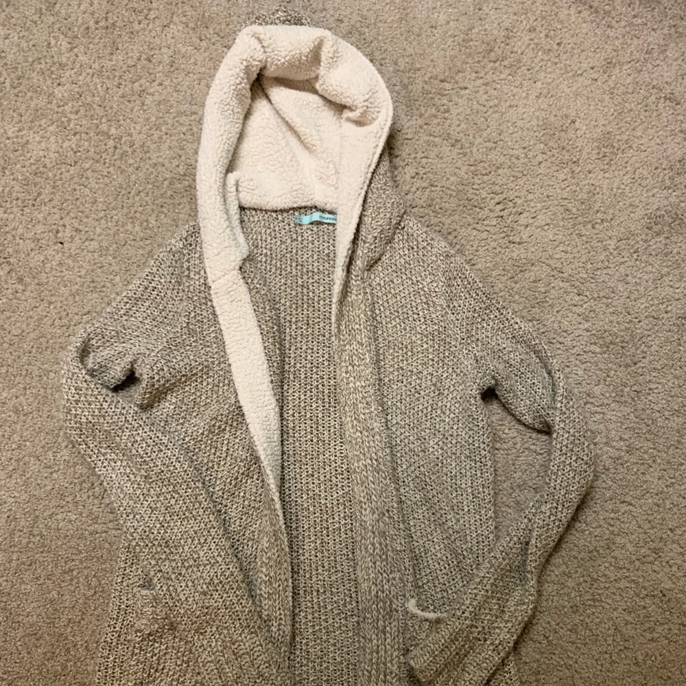 Hooded Sherpa sweater